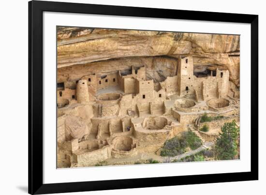 Anasazi Ruins, Cliff Palace, Dating from Between 600 Ad and 1300 Ad-Richard Maschmeyer-Framed Photographic Print