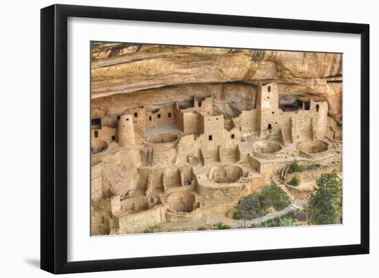 Anasazi Ruins, Cliff Palace, Dating from Between 600 Ad and 1300 Ad-Richard Maschmeyer-Framed Photographic Print