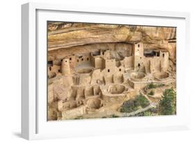 Anasazi Ruins, Cliff Palace, Dating from Between 600 Ad and 1300 Ad-Richard Maschmeyer-Framed Photographic Print