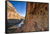 Anasazi Ruins. Nankoweap Granaries. Grand Canyon. Arizona. USA-Tom Norring-Framed Stretched Canvas