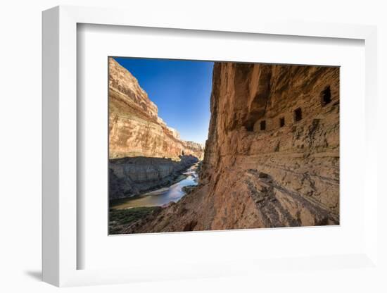 Anasazi Ruins. Nankoweap Granaries. Grand Canyon. Arizona. USA-Tom Norring-Framed Photographic Print