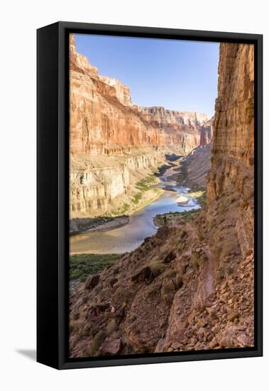 Anasazi Ruins. Nankoweap Granaries. Grand Canyon. Arizona. USA-Tom Norring-Framed Stretched Canvas