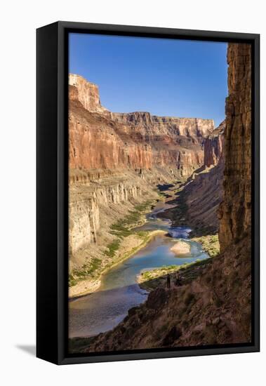 Anasazi Ruins. Nankoweap Granaries. Grand Canyon. Arizona. USA-Tom Norring-Framed Stretched Canvas