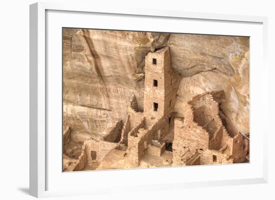 Anasazi Ruins, Square Tower House, Dating from Between 600 Ad and 1300 Ad-Richard Maschmeyer-Framed Photographic Print