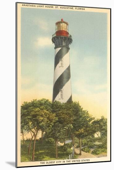 Anastasia Lighthouse, St. Augustine, Florida-null-Mounted Art Print