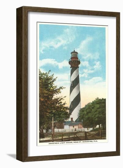 Anastasia Lighthouse, St. Augustine, Florida-null-Framed Art Print