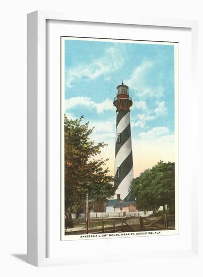 Anastasia Lighthouse, St. Augustine, Florida-null-Framed Art Print