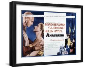 Anastasia, Yul Brynner, Ingrid Bergman, 1956-null-Framed Photo