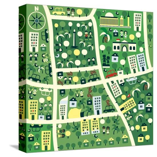 Stretched Canvas Print, , large