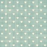 Seamless Hearts Polka Dot Pattern with Retro Texture-Anastasiia Kucherenko-Art Print