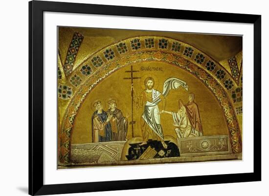 Anastasis, Christ Descending into Limbo, Saves Adam, Eve, King David and King Solomon-null-Framed Giclee Print