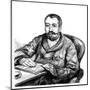 Anatole France Seated-Paul Renouard-Mounted Art Print