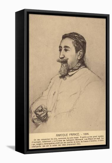 Anatole France-null-Framed Stretched Canvas