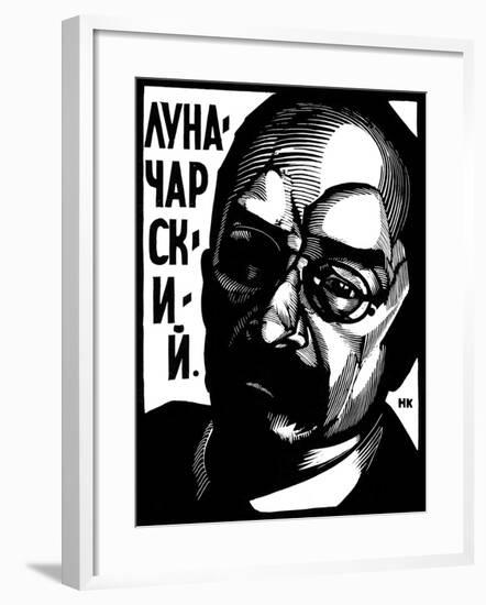 Anatoly Lunacharsky, Soviet Politician, C1917-C1929-Nikolay Kupreyanov-Framed Giclee Print