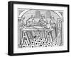 Anatomical Dissection, 1493, Woodcut France, 15th Century-null-Framed Giclee Print