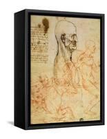 Anatomical Studies, circa 1500-07-Leonardo da Vinci-Framed Stretched Canvas