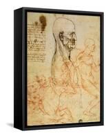 Anatomical Studies, circa 1500-07-Leonardo da Vinci-Framed Stretched Canvas