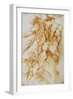 Anatomical Studies: Nudes in Combat-Peter Paul Rubens-Framed Giclee Print