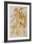 Anatomical Studies: Nudes in Combat-Peter Paul Rubens-Framed Giclee Print