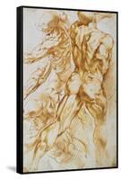 Anatomical Studies: Nudes in Combat-Peter Paul Rubens-Framed Stretched Canvas