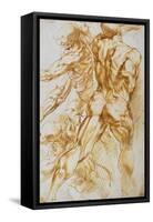 Anatomical Studies: Nudes in Combat-Peter Paul Rubens-Framed Stretched Canvas