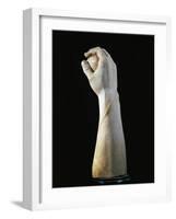 Anatomical Study for Realization of Marble Sculptures, Detail of Forearm and Hand Holding Sphere-null-Framed Giclee Print