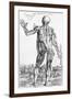 Anatomical Study, Illustration from "De Humani Corporis Fabrica", 1543-Andreas Vesalius-Framed Premium Giclee Print