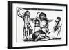 Anatomist Surprised by the Nightwatch Man While Transporting a Corpse in a Basket-null-Framed Giclee Print