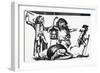 Anatomist Surprised by the Nightwatch Man While Transporting a Corpse in a Basket-null-Framed Giclee Print