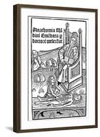 Anatomy Demonstration, 1493-null-Framed Giclee Print