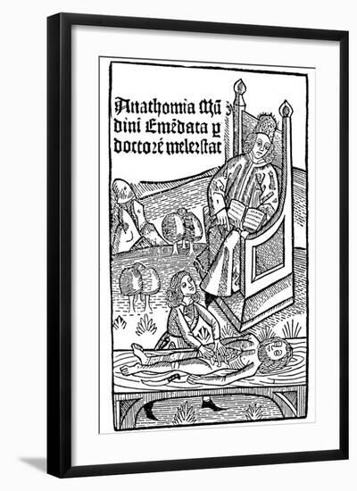 Anatomy Demonstration, 1493-null-Framed Giclee Print