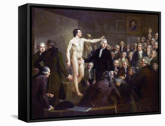 Anatomy Lecture-Adriaan De Lelie-Framed Stretched Canvas