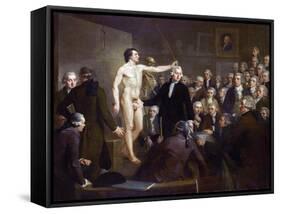 Anatomy Lecture-Adriaan De Lelie-Framed Stretched Canvas