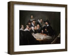 Anatomy Lesson Of Dr. Egbertsz Sebastian-Thomas de Keyser-Framed Art Print