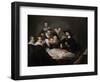 Anatomy Lesson Of Dr. Egbertsz Sebastian-Thomas de Keyser-Framed Art Print