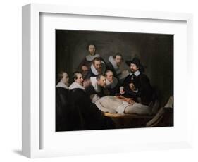 Anatomy Lesson Of Dr. Egbertsz Sebastian-Thomas de Keyser-Framed Art Print