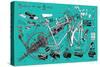 Anatomy of a Bicycle-James Bentley-Stretched Canvas