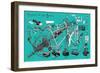 Anatomy of a Bicycle-James Bentley-Framed Premium Giclee Print