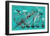 Anatomy of a Bicycle-James Bentley-Framed Premium Giclee Print