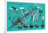 Anatomy of a Bicycle-James Bentley-Framed Giclee Print