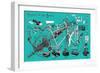 Anatomy of a Bicycle-James Bentley-Framed Giclee Print