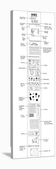 Anatomy of a Grocery Store Receipt-Reza Farazmand-Stretched Canvas