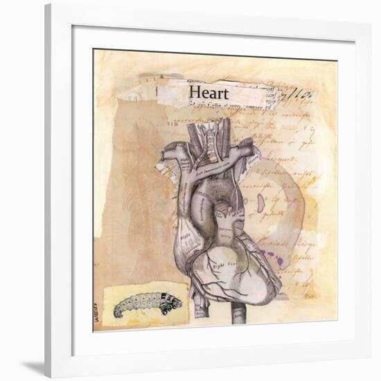 Anatomy Of A Heart I-Jan Weiss-Framed Art Print