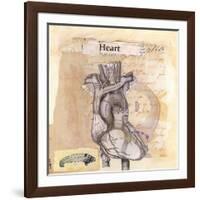 Anatomy Of A Heart I-Jan Weiss-Framed Art Print