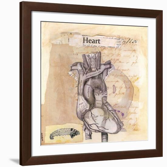 Anatomy Of A Heart I-Jan Weiss-Framed Art Print