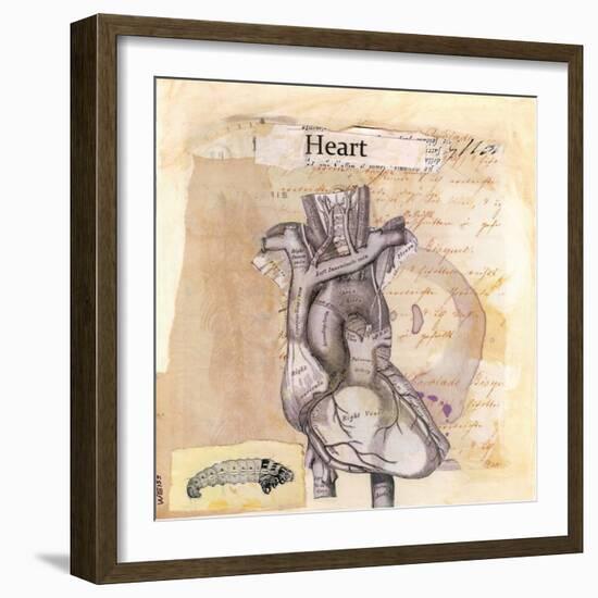 Anatomy Of A Heart I-Jan Weiss-Framed Art Print