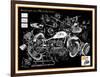 Anatomy of a Motorcycle-James Bentley-Framed Giclee Print