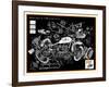 Anatomy of a Motorcycle-James Bentley-Framed Giclee Print