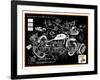 Anatomy of a Motorcycle-James Bentley-Framed Giclee Print