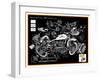 Anatomy of a Motorcycle-James Bentley-Framed Giclee Print